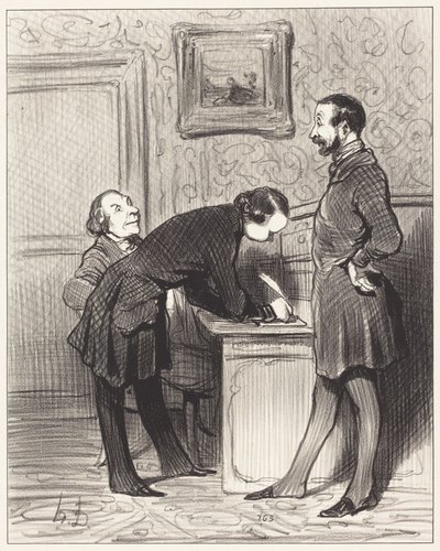 Juuri siksi, että hän on ystävänne... tekijältä Honoré Daumier
