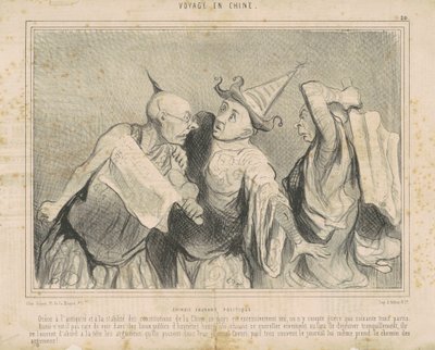 Kiinan chattailupolitiikka tekijältä Honoré Daumier