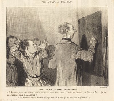 Kuinka ihmisestä tulee suuri matemaatikko tekijältä Honoré Daumier