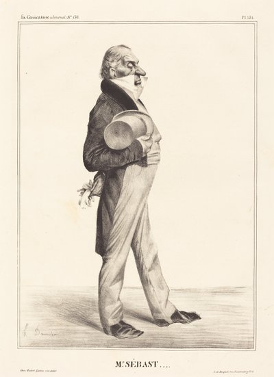 Horace Sébastiani, kreivi tekijältä Honoré Daumier