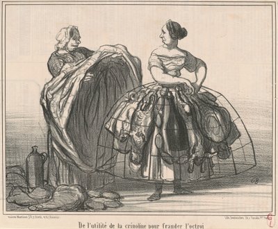 Krinoliinin hyödyllisyydestä apurahan huijaamisessa tekijältä Honoré Daumier