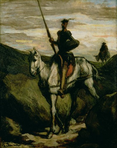 Don Quijote tekijältä Honoré Daumier