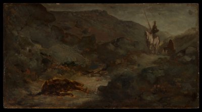 Don Quijote ja kuollut muuli tekijältä Honoré Daumier