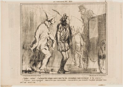 Ajuri, ajuri, ette voi torjua minua tekijältä Honoré Daumier