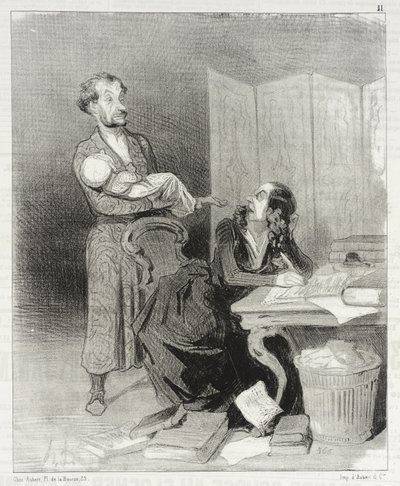 Viekää tuo kauemmas... on mahdotonta työskennellä... tekijältä Honoré Daumier