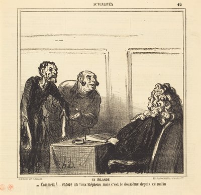 Irlannissa tekijältä Honoré Daumier