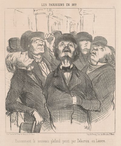 Uutta kattoa tutkimassa... tekijältä Honoré Daumier