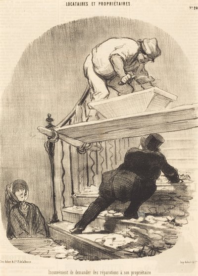 Korjausten pyytämisen haitta... tekijältä Honoré Daumier