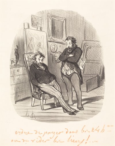 Huonon maalauksen lähettämisen haitta... tekijältä Honoré Daumier