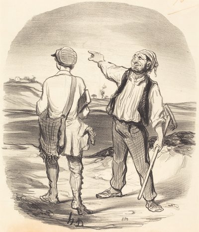 Näin jäniksen... kahdeksan päivää sitten! tekijältä Honoré Daumier