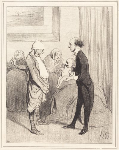 Astuminen elämään tekijältä Honoré Daumier