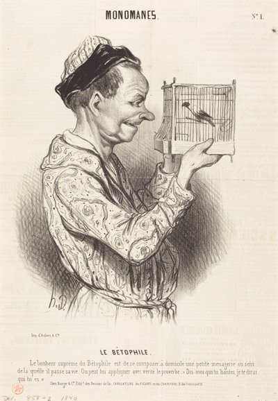 Bétophile tekijältä Honoré Daumier