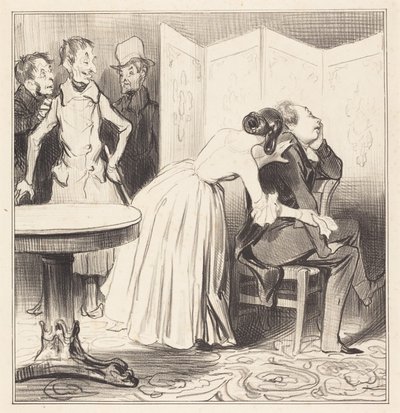 Chevalier des Adrets on rakastaja... tekijältä Honoré Daumier