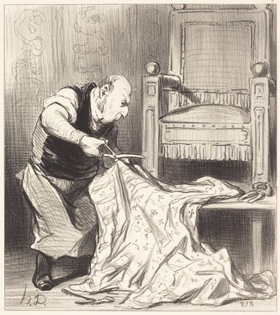 Uusi kruununpehmustaja... tekijältä Honoré Daumier