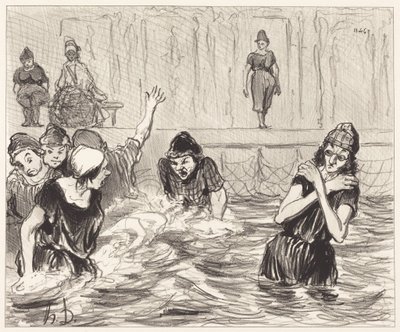 Kahlaavat naiset tekijältä Honoré Daumier