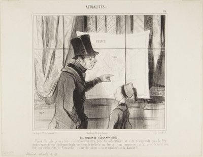 Maantieteelliset huivit tekijältä Honoré Daumier