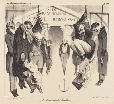 Pantheonin kunnianosoitukset tekijältä Honoré Daumier