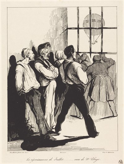 Heinäkuun juhlallisuudet... Sainte-Pélagiesta nähtyinä tekijältä Honoré Daumier