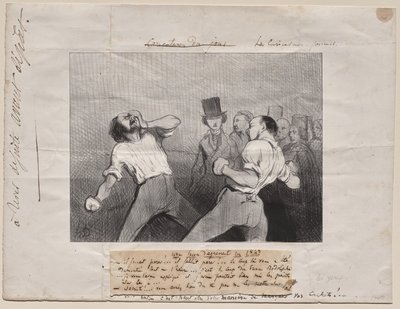 Oppitunti ymmärtämisestä vuonna 1843 tekijältä Honoré Daumier