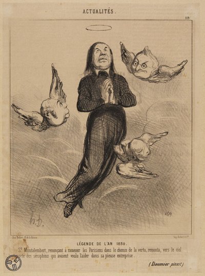 "Vuoden 1850 legenda" tekijältä Honoré Daumier