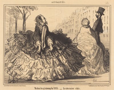 Vuoden 1855 kevätmuoti tekijältä Honoré Daumier