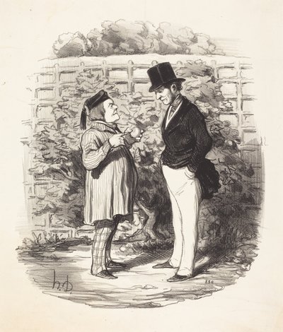 Hyvä herra, olen kaksikymmentä vuotta tavoitellut ... yhdistymistä... tekijältä Honoré Daumier