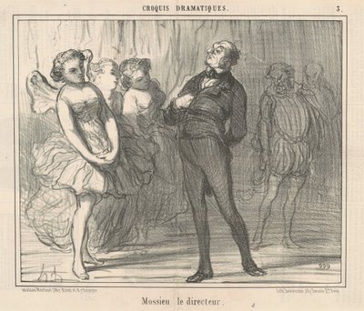 Mossieu ohjaaja tekijältä Honoré Daumier