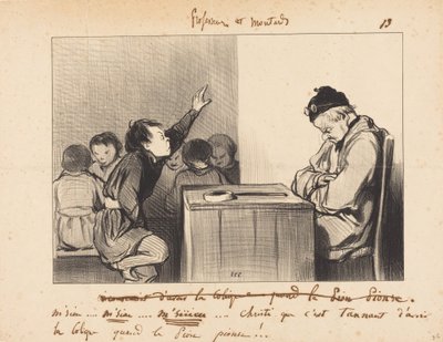 Hyvä herra ... kuinka kiusallista onkaan kärsiä koliikista, kun ... tekijältä Honoré Daumier