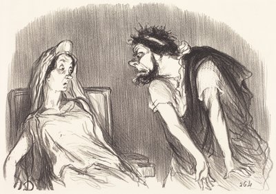 Oidipus tekijältä Honoré Daumier