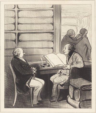 Kyllä, hyvä herra Badoulard, minä aion... tekijältä Honoré Daumier