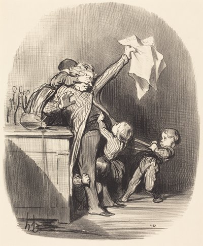 Isyyden ilot tekijältä Honoré Daumier