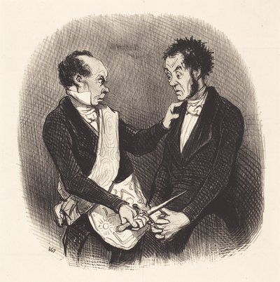 Vapaamuurarin vastaanotto tekijältä Honoré Daumier