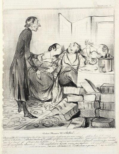 Robert Macaire, Raamattujen kauppias tekijältä Honoré Daumier