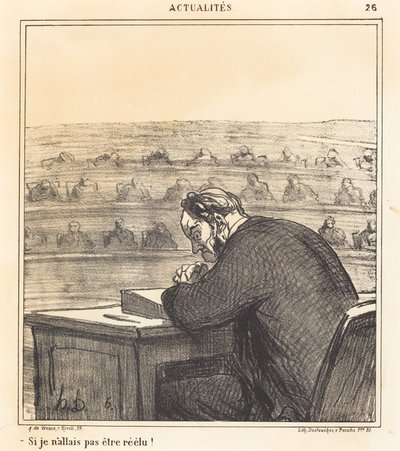Jos minua ei valittaisi uudelleen! tekijältä Honoré Daumier