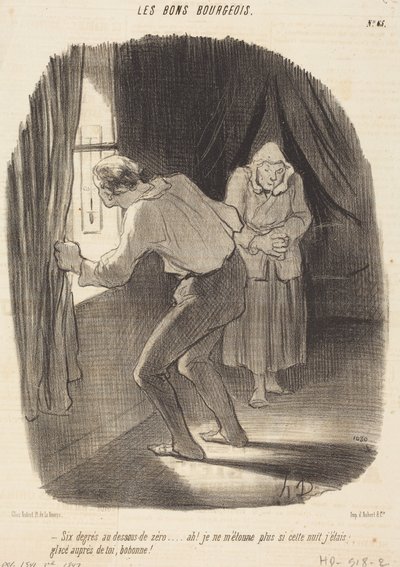 Kuusi astetta pakkasta... tekijältä Honoré Daumier