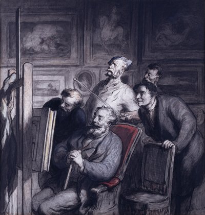 Harrastajat tekijältä Honoré Daumier