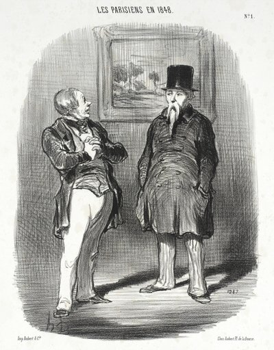 Kas vain... En tunnistanut sinua... tekijältä Honoré Daumier