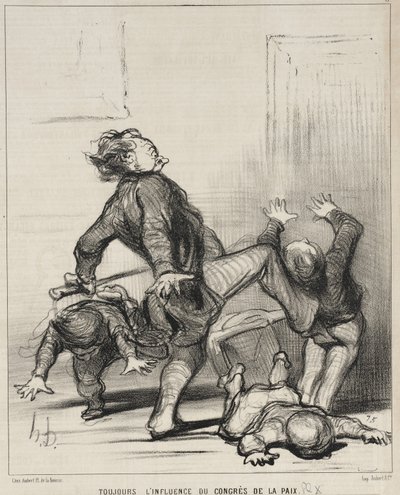 Rauhankongressin vaikutus jatkuu edelleen tekijältä Honoré Daumier