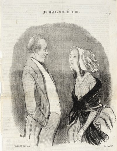 Taiteilijan kiinnitys tekijältä Honoré Daumier