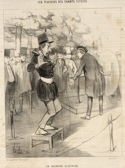 Sähköistetty soturi tekijältä Honoré Daumier