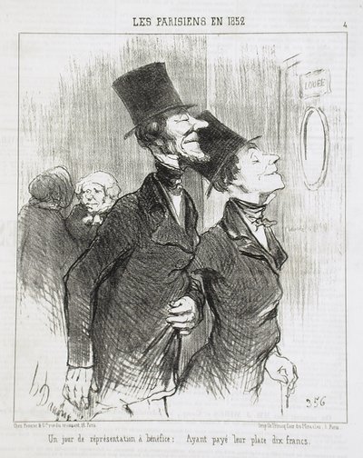 Päivä hyväntekeväisyysnäytöksessä! tekijältä Honoré Daumier