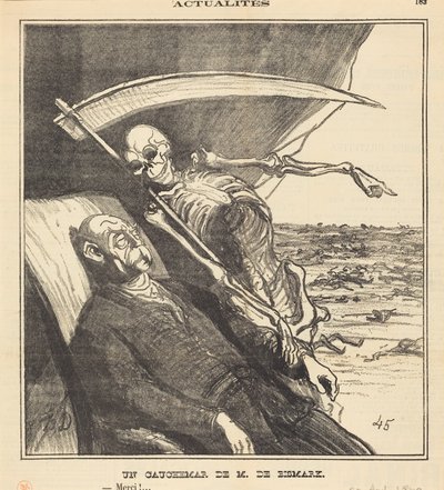 Mr. Bismarckin painajainen tekijältä Honoré Daumier