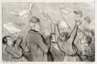 Mellakka tekijältä Honoré Daumier