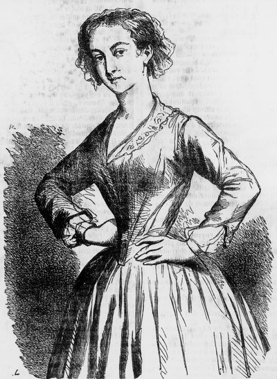 Honore de Balzacin (1799-1850) kuvitus Betten serkku (La cousine Bette), ranskalainen painos tekijältä Honore de Balzac