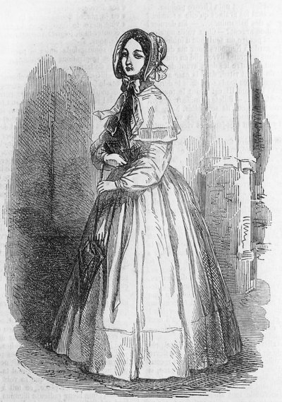 Julie Mercadet, kuvitus teoksesta Good Businessman (Le Faiseur), kirjoittanut Honore de Balzac (1799-1850), ranskalainen painos tekijältä Honore de Balzac