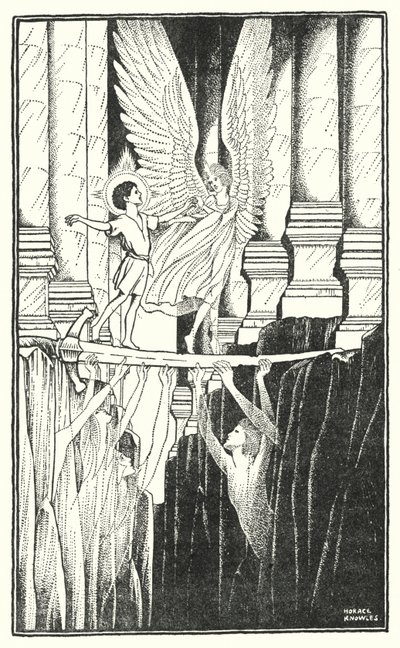 Temppelissä (litografia) tekijältä Horace J. Knowles