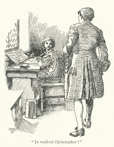 Kävellen Johann Christoph Bach (litografia) tekijältä Horace J. Knowles