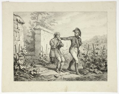 Salametsästäjän pidätys tekijältä Emile Jean Horace Vernet