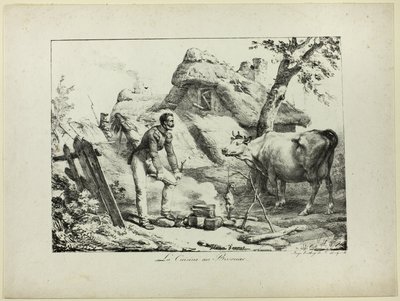Bivouac keittiö tekijältä Horace Vernet