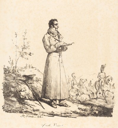 Carle Vernet, täyspitkä tekijältä Emile Jean Horace Vernet